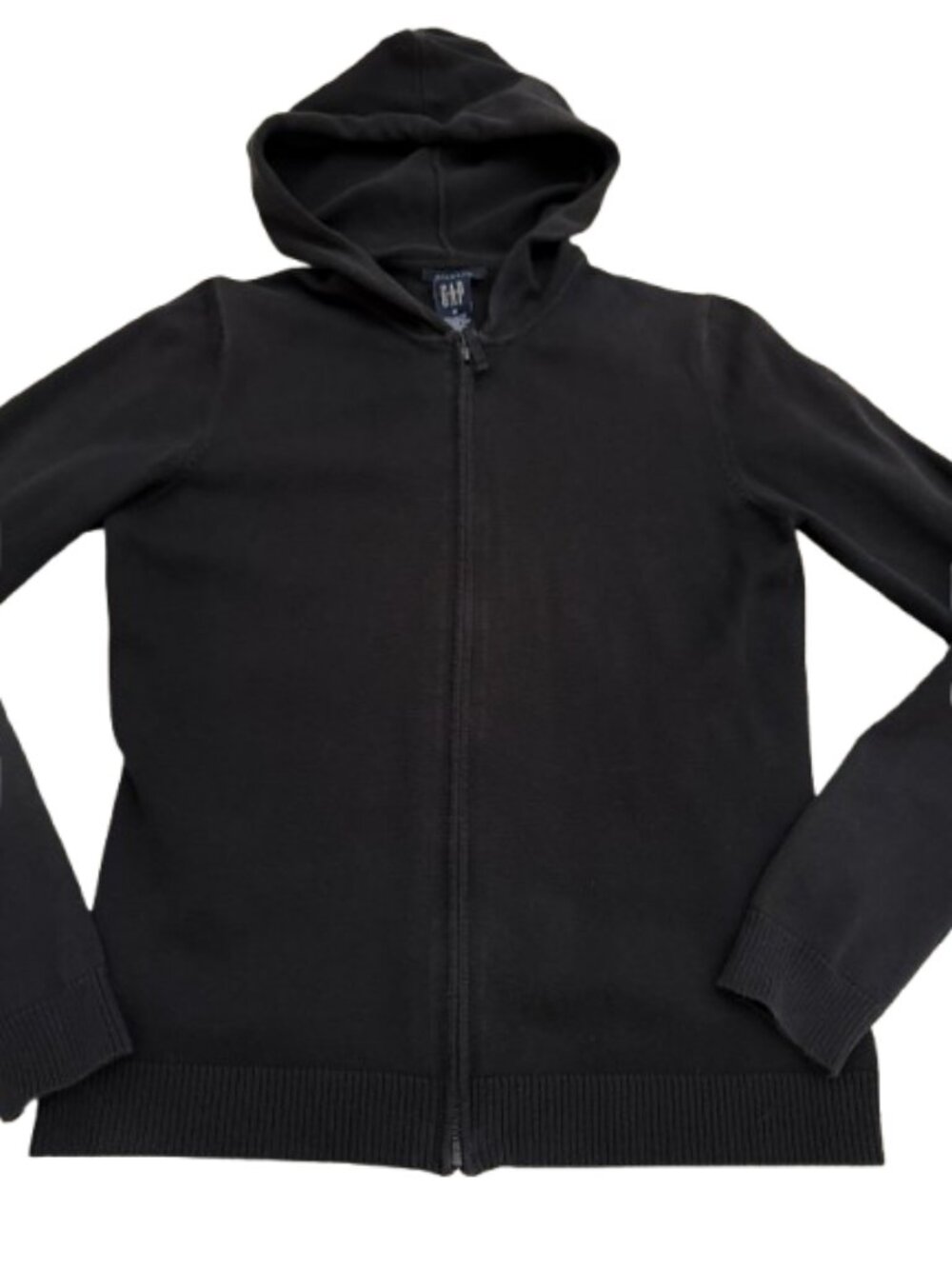 Women's gray sweater pullover Hillard & Hanson & GAP Sweater Hoodie Full Zip - Picture 6 of 9